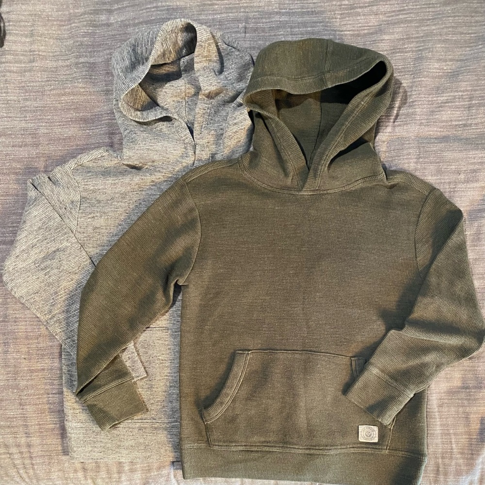 Kids Gap hoodies.